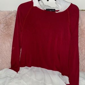 Red dress shirt